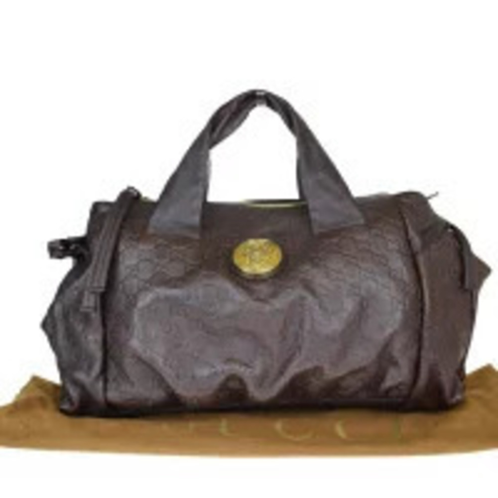 Gucci GG Handbag brown leather